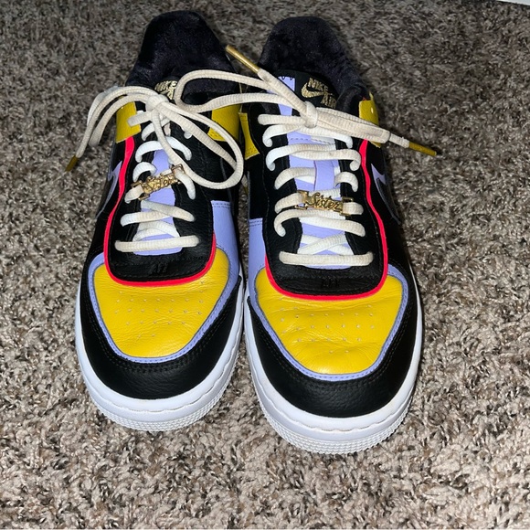 Nike Air Force 1 AF1 Shadow Sisterhood Dark Sulfur - Picture 4 of 8